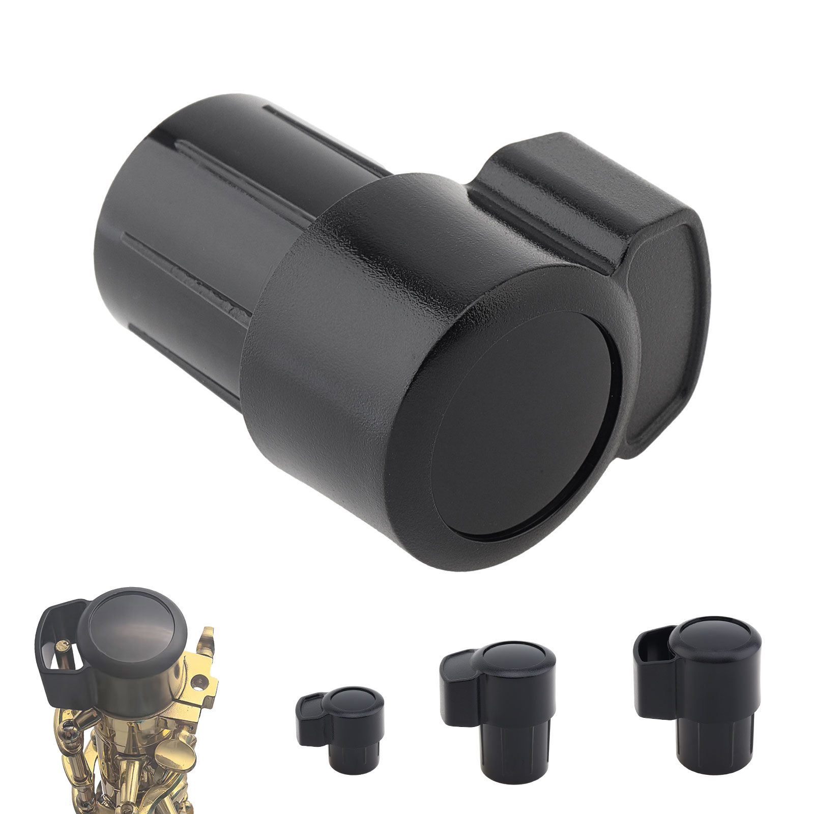 Clarinet Care Kit - Kunststoff-Saxophon-Nackenstopfen für Alt-/Tenor-/Sopran-Saxophon, Anti-Bump-Endkappe