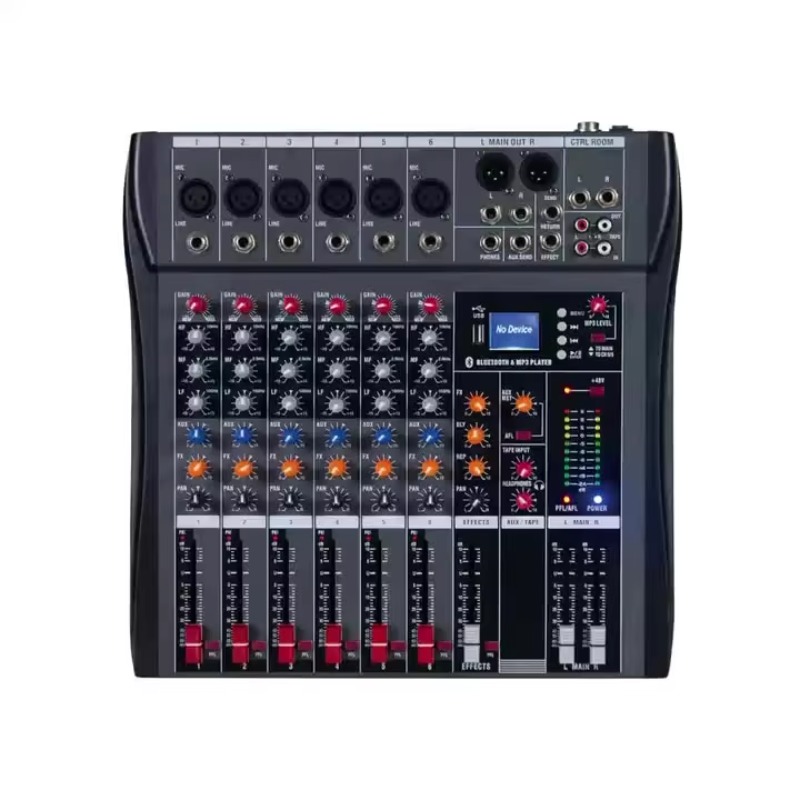 Audio & Music Xbox - CT-06 Professionelle 16-Kanal-Mixer-Audiokonsole mit 48-V-Phantomspeisung für