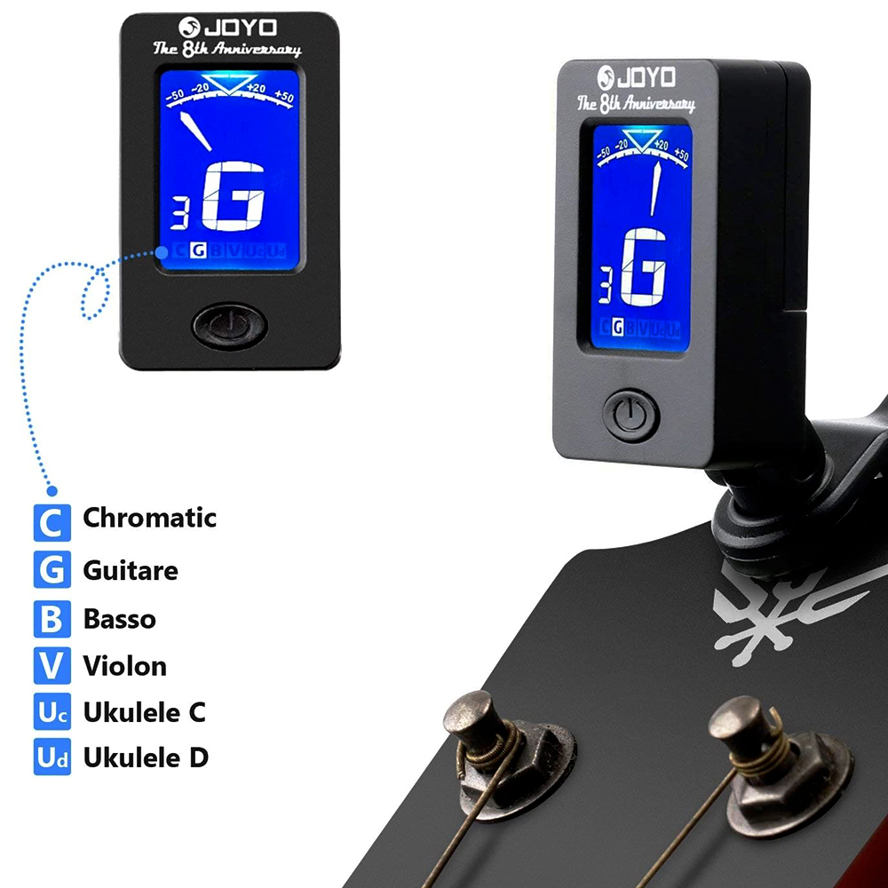 JOYO Gitarrenstimmgerät JT-01  – Guitar Tuner Clip Bewertung und Preis