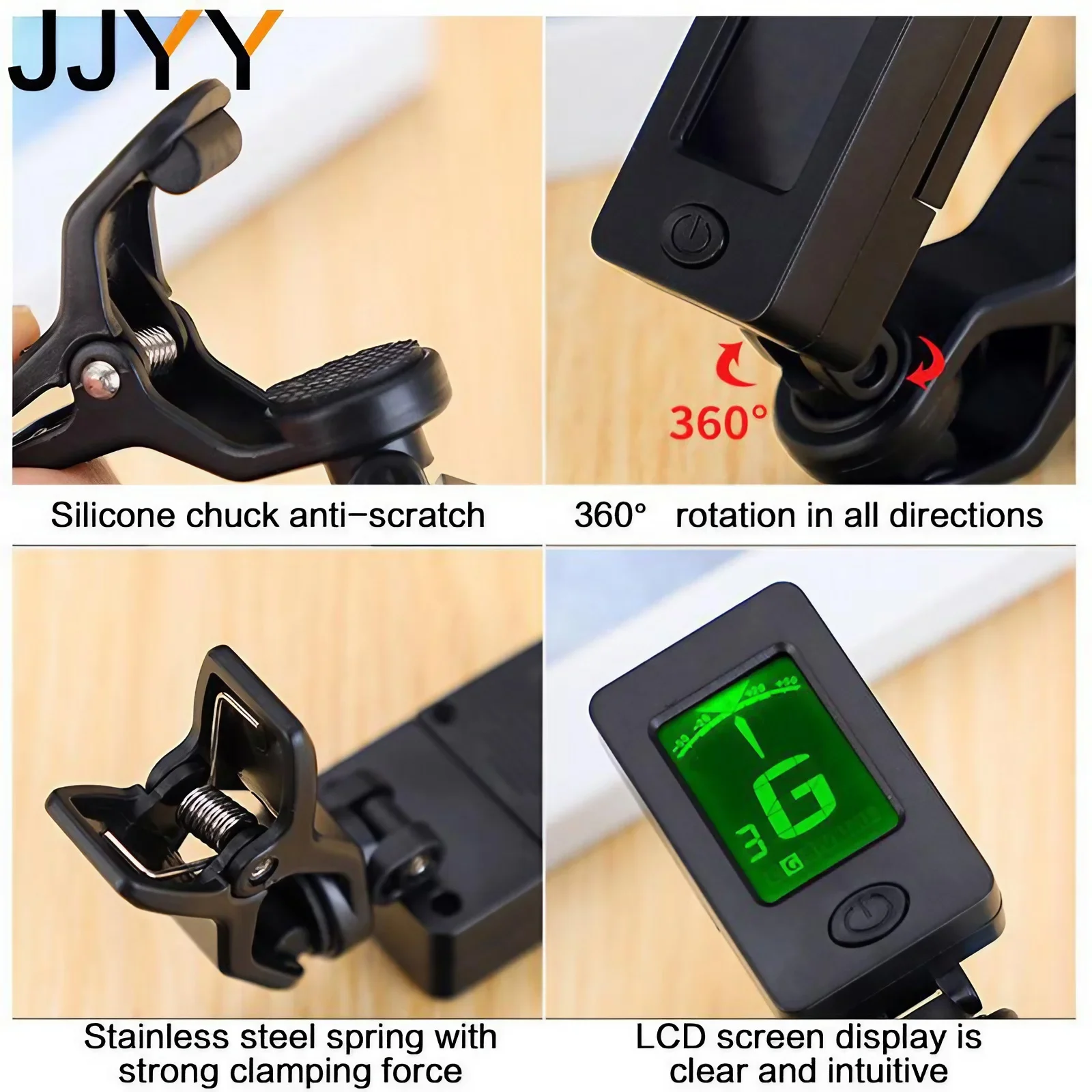 Stonego LCD Clip-on-Gitarren-T – Guitar Tuner Clip Bewertung und Preis