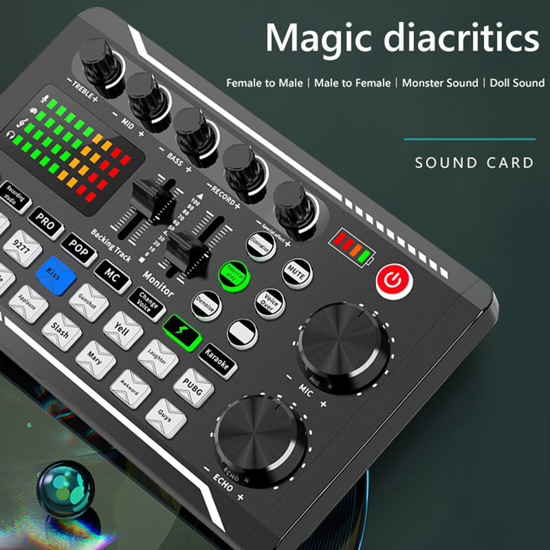 F998 Live Soundkarte Audio DJ  – Audio Music Tiktok Bewertung und Preis