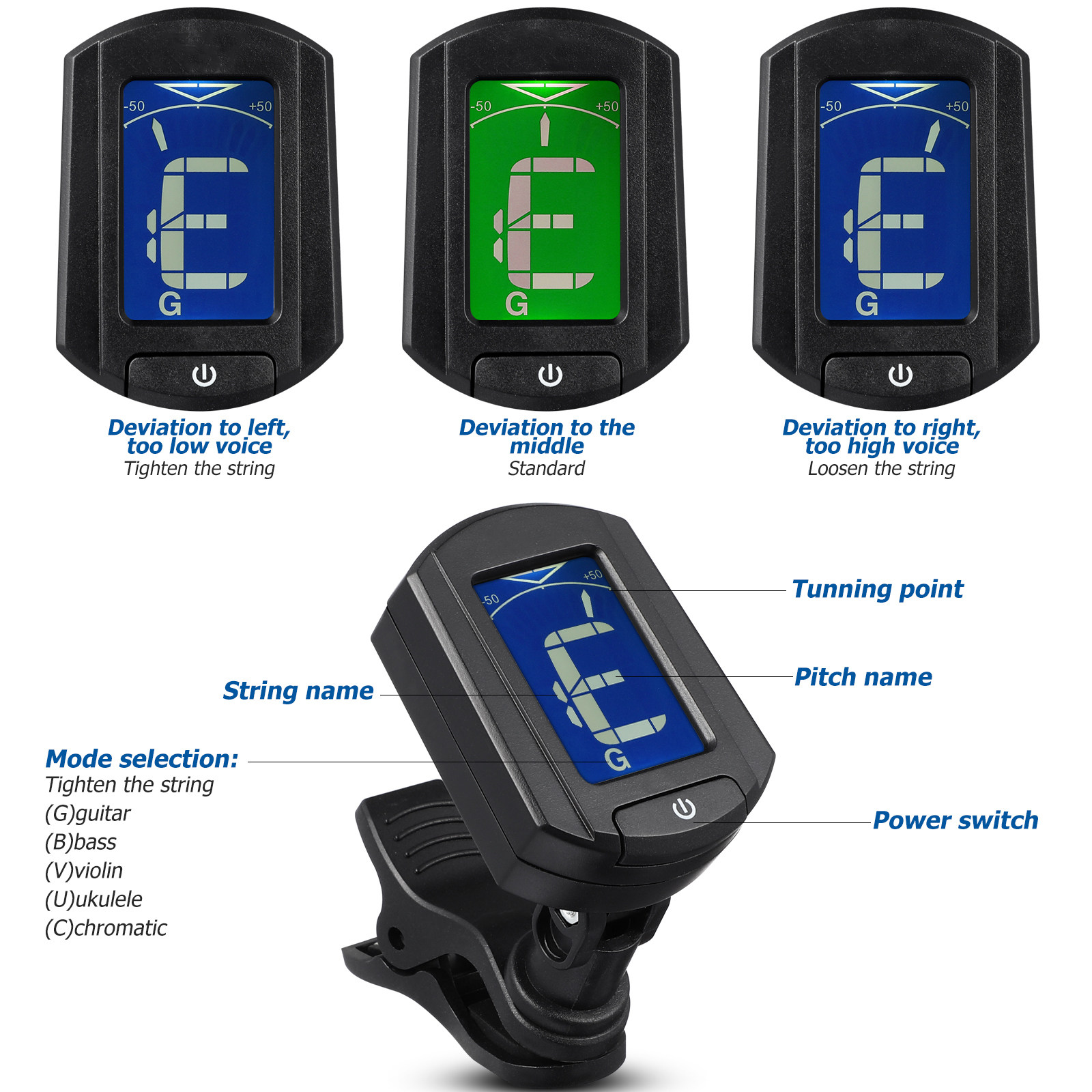 Eno Et-33 Mini Clip-on Digital – Guitar Tuner Clip Bewertung und Preis