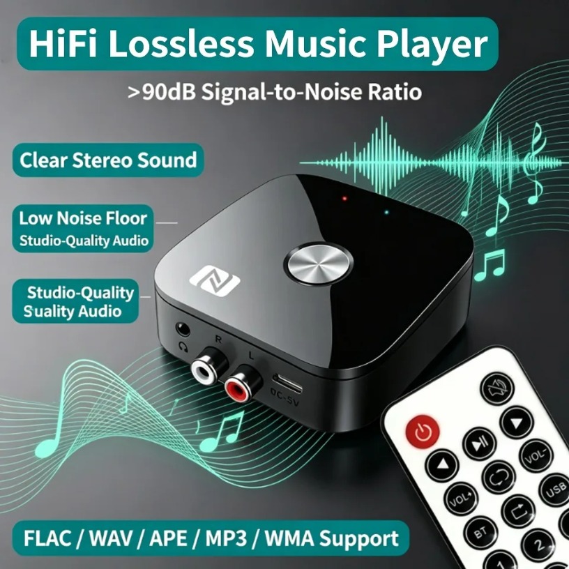 Bluetooth 5.3 NFC Audio-Empfän – Audio Music System For Home Bewertung und Preis